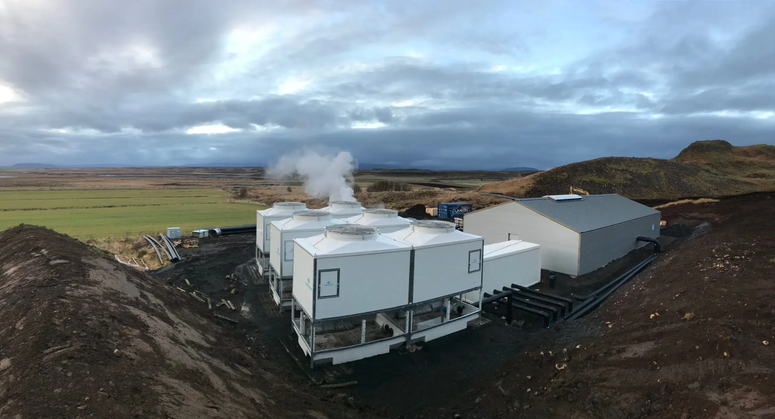 Climeon HeatPower installation at Baseload Power’s Kopsvatn geothermal plant supplying Flúðir, Iceland with renewable energy.